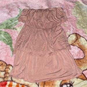 Short Strapless Dress